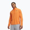 Vyriškas džemperis Under Armour Tech Textured 1/2 Zip LS outrageous orange/black
