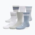 Kojinės Under Armour Essential Crew 6 Pack blue fog/blue wind/white