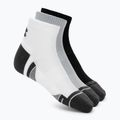 Kojinės Under Armour Perf Tech Qtr 3 pack mod gray/white/jet gray
