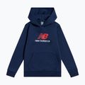 Vaikiškas džemperis New Balance BB Stacked Logo Hoodie nb navy