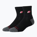 Kojinės New Balance Active Premium Crew Quarter 2 pairs black