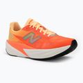 Moteriški bėgimo batai New Balance FuelCell Rebel V5 tangerine heat/silver metallic