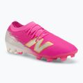 Futbolo batai New Balance Furon Elite V8 SG pink heat/sea salt/gold metallic