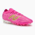 Futbolo batai New Balance Tekela Team Low V5 FG pink heat/metallic gold/pink satin