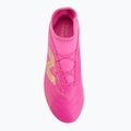 Vaikiški futbolo batai New Balance Tekela Team V5 pink heat/metallic gold/pink satin 5