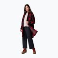 Moteriški marškiniai Columbia Wildbest Venture Long Fleece Coat mountain red blurred ombre 2