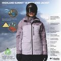 Moteriška slidinėjimo striukė Columbia Highland Summit III Insulated lavender pearl/shale purple 13