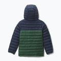 Vaikiška striukė Columbia Powder Lite II Hooded Rain Forest/Collegiate Navy 9
