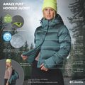 Moteriška pūsta striukė Columbia Amaze Puff Hooded everblue high shine 12