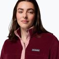 Moteriškas džemperis Columbia Benton Springs 1/2 Snap rich wine/eraser pink 5