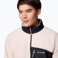 Vyriškas flisinis džemperis Columbia Fast Trek Overlay Full Zip dark stone/black 6