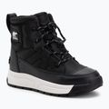 Sorel Youth Whitney Mid Wp black/sea salt vaikiški sniego batai