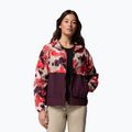 Moteriška vėjui atspari striukė Columbia Spire Valley Printed Windbreaker washed red ikatbloom print/moonvista 5