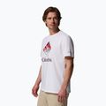Vyriški marškinėliai Columbia CSC Seasonal Graphic white/heavenly stacked gem 4