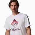 Vyriški marškinėliai Columbia CSC Seasonal Graphic white/heavenly stacked gem 5