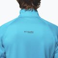 Vyriškas žygio džemperis Columbia Triple Canyon Grid Fleece Full Zip II compass blue heather/black 7