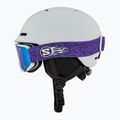 Vaikiškas slidinėjimo šalmas Salomon Player Combo + slidinėjimo akiniai XV Jr ice flow/ice flow mid blue 3