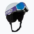 Vaikiškas slidinėjimo šalmas Salomon Player Combo + slidinėjimo akiniai XV Jr ice flow/ice flow mid blue 9