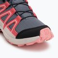 Vaikiški bėgimo batai Salomon Speedcross Waterproof grisaille/hushed violet/rouge red 7