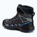 Vaikiški turistiniai batai Salomon XA Pro V8 Winter Waterproof turbulence / black / dark blue 3