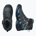 Vaikiški turistiniai batai Salomon XA Pro V8 Winter Waterproof turbulence / black / dark blue 5