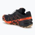 Vyriški bėgimo bateliai Salomon Speedcross 6 GTX juoda/šokiruojanti oranžinė/balta pipirai 3