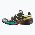 Vyriški bėgimo bateliai Salomon Speedcross 6 GTX transparent yellow/black/waterfall 9