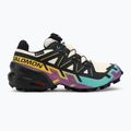 Moteriški bėgimo bateliai Salomon Speedcross 6 GTX transparent yellow/black/waterfall 2