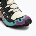 Moteriški bėgimo bateliai Salomon Speedcross 6 GTX transparent yellow/black/waterfall 7