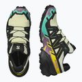 Moteriški bėgimo bateliai Salomon Speedcross 6 GTX transparent yellow/black/waterfall 12