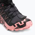 Moteriški bėgimo bateliai Salomon Speedcross 6 GTX nine iron/black/flamingo pink 7