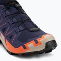 Vyriški bėgimo bateliai Salomon Speedcross 6 GTX maritime blue/black/cherry tomato 7
