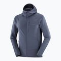Vyriškas žygio džemperis Salomon Essential Lightwarm Hoodie blue nights 7