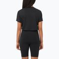 Moteriški bėgimo marškinėliai Salomon Sense Aero SS Tee GFX deep black 2