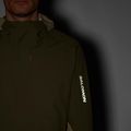 Vyriška softshell striukė Salomon Outherpath Pro 2.5 l pilkai žalia/vynuogių lapas 7