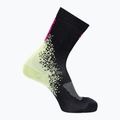 Kojinės Salomon Gravel Crew pink glo/butterfly