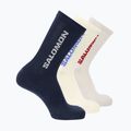 Kojinės Salomon Everyday Crew 3 pairs spellbound/vanilla ice/lunar rock