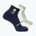 Kojinės Salomon Everyday Ankle 3 pairs spellbound/vanilla ice/ice flow