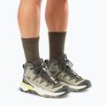 Vyriški trekingo batai Salomon X Ultra 360 Edge Mid GTX olive night/aloe 7