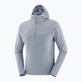 Vyriška bėgimo striukė Salomon Sense Aero Hybrid Half Zip Hooded trade winds 7