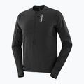 Vyriškas bėgimo džemperis Salomon Ultra Fleece Deep Black 8