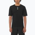 Vyriški bėgimo marškinėliai  Salomon Ultra Tee deep black