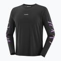 Vyriški bėgimo marškinėliai ilgomis rankovėmis Salomon Shakeout Core deep black 3