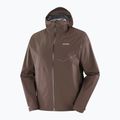 Vyriška bėgimo striukė Salomon Bonatti Waterproof coffee bean 7