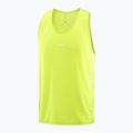 Vyriški bėgimo marškinėliai Salomon Sense Aero Singlet GFX acid lime 4