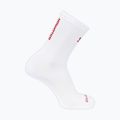 Kojinės Salomon S/Lab Phantasm Crew 3 white/fiery red