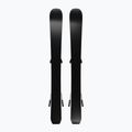 Vaikiškos kalnų slidės + apkaustai Salomon QST Jr Black XS + C5 GW black/neon punch 3