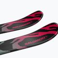 Vaikiškos kalnų slidės + apkaustai Salomon QST Jr Black XS + C5 GW black/neon punch 6