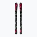 Vaikiškos kalnų slidės + apkaustai Salomon QST Jr Black S + C5 GW black/neon punch