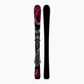 Vaikiškos kalnų slidės + apkaustai Salomon QST Jr Black S + C5 GW black/neon punch 3